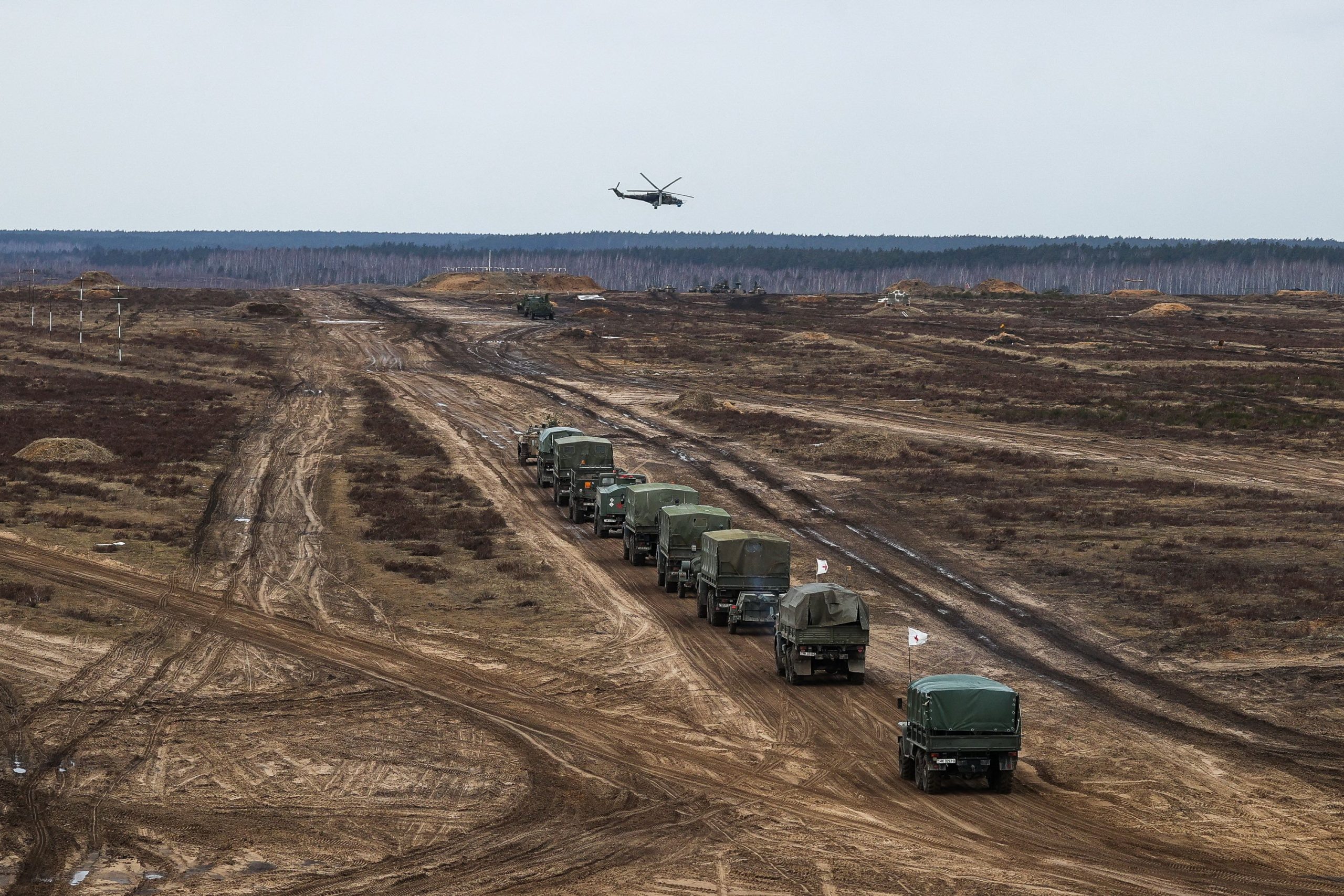 Российско-белорусские военные учения у границы Украины